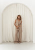 BASIC LINEN ELASTIC VEST
